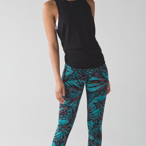 lululemon athletica Pants - Palm print Lululemon pants